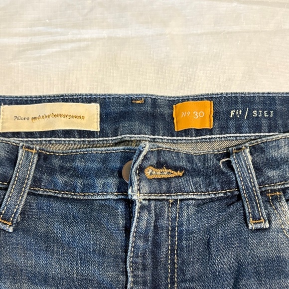 Pilcro and the Letterpress Classic Blue Jeans - Picture 2 of 6